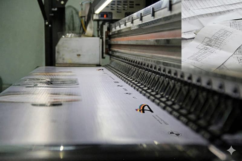 Carteles y señalética comercial impresos